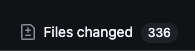 Statistics showing files refactored